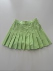 Vintage Kaelin Tennis Pleated Mini Skirt Womens Sz 4 Lime Green 26 Waist