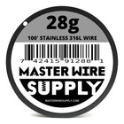 Mws - Stainless Steel 316l - 100 Ft - 28 Gauge - Round Wire