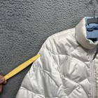 The North Face 550 Down Jacket Girls Large White Quilted Puffer Winter Aftr