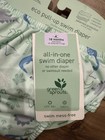 New Green Sprouts Toddler Eco Pull-up Reusable Swim Diaper 18 Months Sage Dino