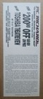1996 Full Ticket Jets Vs Buffalo Bills - Thurman Thomas Breaks Oj Simpson Record