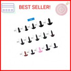 Menkey Plastic Safety Eyes And Noses With Washers 570 Pcs  Craft Doll Teddy Bear