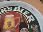 Beck s Bier  1 German Import Vintage Metal Beer Tray 13  Diameter 1968 Pre-loved