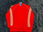 Adidas Sst Full Zip 3 Stripes Track Top Kids Size Xl - Red - New With Tags