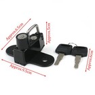 Black Helmet Lock Anti-theft Security Locks For Suzuki V-strom 250 2017-up 