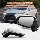 Left Driver Side Mirror For 2016-2020 Lexus Rx350 2018-2020 L-15pins White