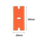 1pc Plastic Razor Scraper With 10 Blades For Glue Sticker Tint Car Glass Removal