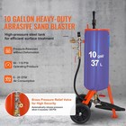 Uimoso 10 Gallon Sand Blaster 60-110 Psi With 2 Nozzles   7 5ft Hose