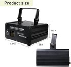 6 In 1 3d Animation Rgb Laser Lighting sound Activated Beam Effect Pattern Light