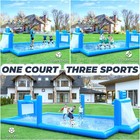 33ft Inflatable Volleyball Court Pool Beach Sports Game Net For Adults And Kids