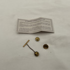 Loomis Armored Inc  5 Year Service Gold Lapel Pin Tie Tack Pin