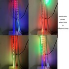 8tube 12in 20inch 192 384 Led Multicolor Meteor Shower Rain Lights Xmas Tree