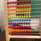 B  Toys Two-ty Fruity Wooden Abacus   Fruit Shaped Beads Math   Counting Toy