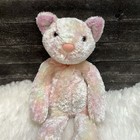Commonwealth Pastel Pink Tie Dye Kitty Cat Stuffed Animal Plush 2001 Vintage