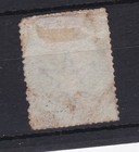 Sth184  St Helena 1861 Qv Watermark Large Star Rough Perf 14     16 6d Blue Sg 2a 