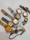 Lot Of 9 Seiko Watches   6 Men   s  3 Women   s   japan Made Vintage Scrap Watch Lot