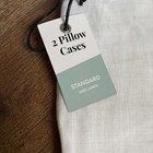 Primary   100  French Linen Standard Queen Pillowcase Set Of 2 Envelope Closure