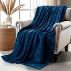 Utopia Bedding Cool Grey Fleece Blanket King Size Lightweight Fuzzy Soft   