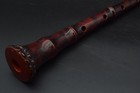 Japanese Vintage Shakuhachi Flute 64cm Plastic Practice Instrument Made In Japan