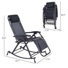 Reclining Lounge Zero-gravity Weightless Feel Double Bungee Support System