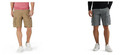 Wrangler Men s Stretch Cargo Shorts 10  Relaxed Fit Black Brown Gray Green  a2 