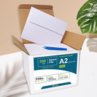 200 Pcs Bulk A2 Invitation Envelopes In White Peel   Press Self Seal 4 3 8 X 5 3