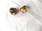 Vintage Ring Lot Of 2 Pcs Elegant Sparkly Rings Exclusive Christmas Gift
