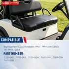 Set Front Seat Cushion Incl  Hardware For Ezgo Medalist Txt 1993-2013 Golf Cart