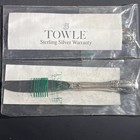 Old Master Silver Butter Spreaders  New By Towle Silver  Modern Blades  6 5 