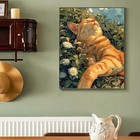 Ausanrl Cat Paint By Number Adult-canvas Numbers For 16x20inch  