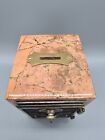 Vintage Flying Gold Eagle Door  65 Post Office Mail Box Safe Piggy Bank W key