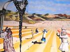 Genesis Album Collage Trespass  Foxtrot  Nursery Cryme Gabriel Poster 19 x13 