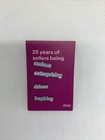Set Of 4 New Ebay Pins 25 Years Of Sellers Being  curious   enterprising   drive