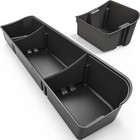 2-in-1 Truck Organizer Under Seat Storage Box For 2015-2025 Ford F-150 Crew Cab