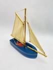 Vintage Leeman Atlantic Model Pond Sloop Sailboat Nautical Maritime Advertising