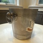 Vintage Veuve Clicquot Ponsardin Silver Champagne Ice Bucket Made In France