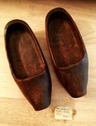 Pair Of Antique Hand Carved Wooden Children s Clog Shoes Early 1900 s