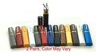 2 Pairs Reading Glasses Thin Reader Glasses Unsex Tube Hard Case Color May Vary 