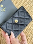 Chanel Beauty Vip Gift Bag Black Velvet Wallet With Box