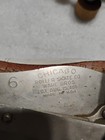 Vtg Roller Skates Ware Bros Chicago Wheels Roller Derby Plates White Leather 6