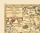 Historic Map - Brussels Environs Belgium - Robert 1748 - 28 03 X 23