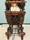 Antique Vintage With Baby Doll Carriage Victorian Style