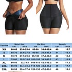 Women Sauna Sweat Pants Sauna Shorts Waist Trainer Tummy Control Pants Shaper