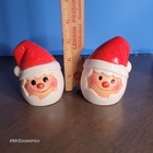 Vintage Holt Howard Japan Christmas Cloud Santa Salt   Pepper Shakers