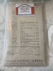 Vintage 1957 Vogue  9122 Tulip Hat W  Scalloped Edge Original Pattern Size 21 5 