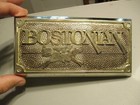 Bostonain Vintage Mens Shoe Counter Top Self Standing Advertising Sign Rare 7  