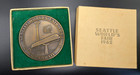 1962 Seattle World s Fair Monorail 3  Bronze Medal-rare Find  Pristine 