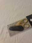 Gingher Gold-handled Stork Embroidery Scissors 3 5 -w leather Sheath - 01005280