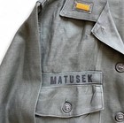 Vietnam War Authentic War Jacket Mens S Navy Green Mnt Condition Agsu Name Patch