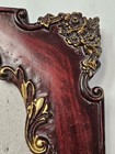 Vintage Heavy Ornate Decorative Picture Frame Wood Look 8 5  X 11  Taiwan Read